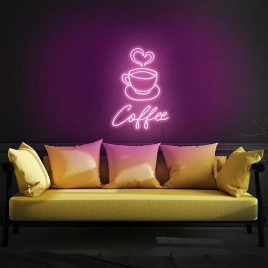 Coffee Love Business Neon Sign