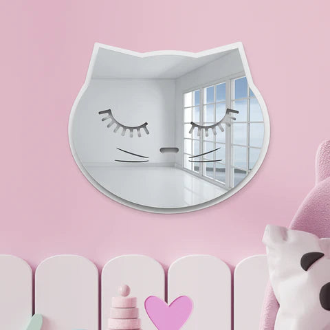 Mirror Cat 3D Wall Decor