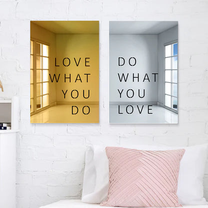 Do What You Love Decorative Wall Mirror