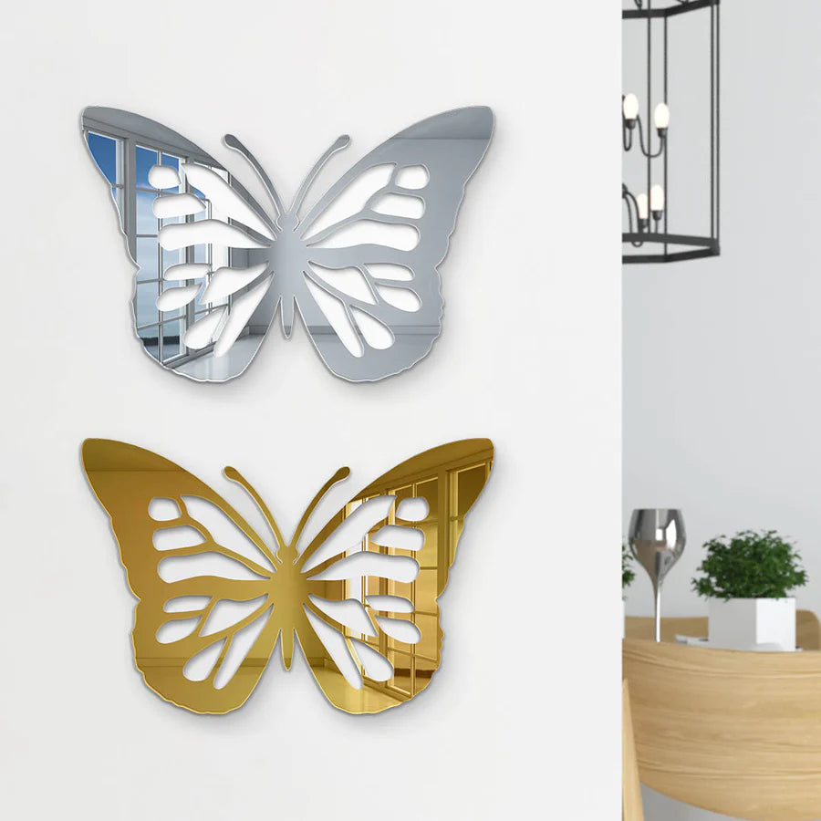 Butterfly Mirror Art Decor
