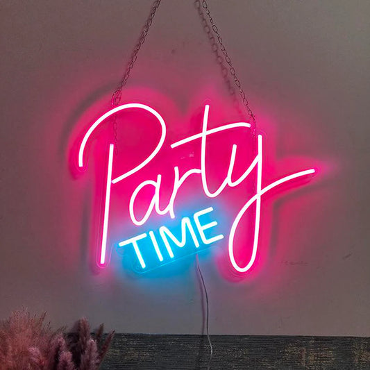 Party Time Neon Signs Decor