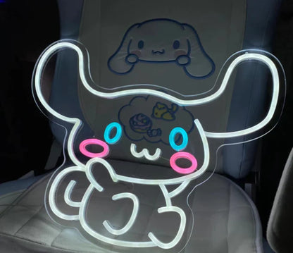 Cinnamoroll Neon Sign Light Shy Face Wall Decor for Gift