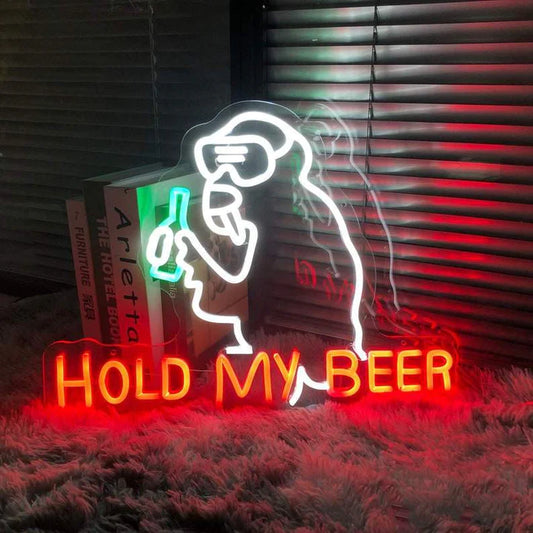 Hold My Beer Bar Neon Sign