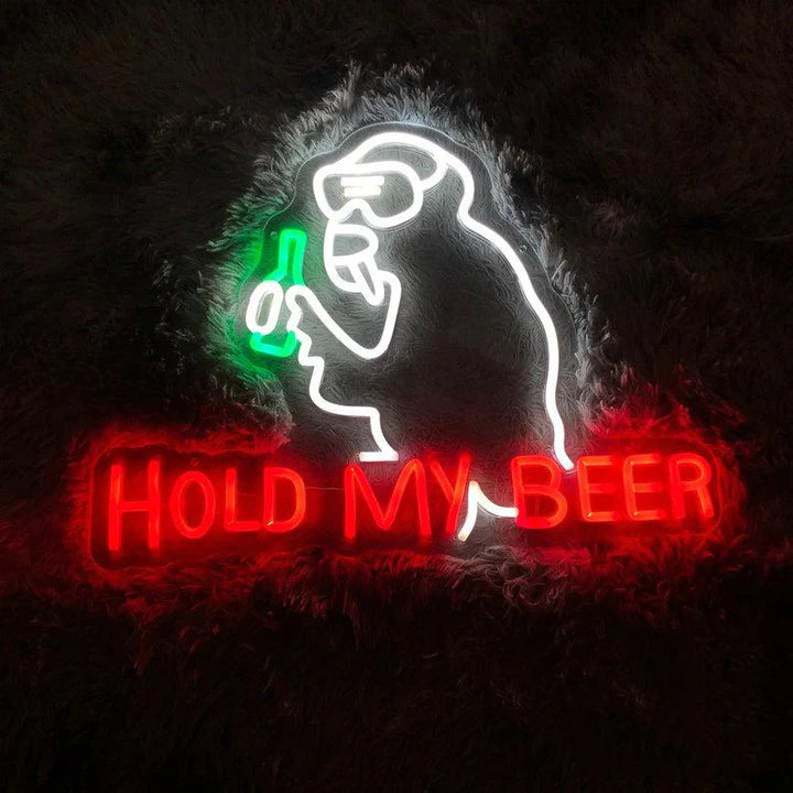Hold My Beer Bar Neon Sign