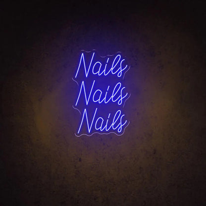 Nails Nails Nails Salon Neon Sign