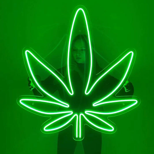 Marijuana Leaf Neon Signs