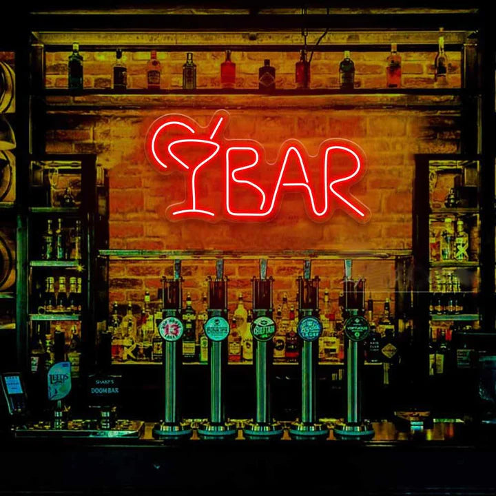 Glass Bar Neon Sign