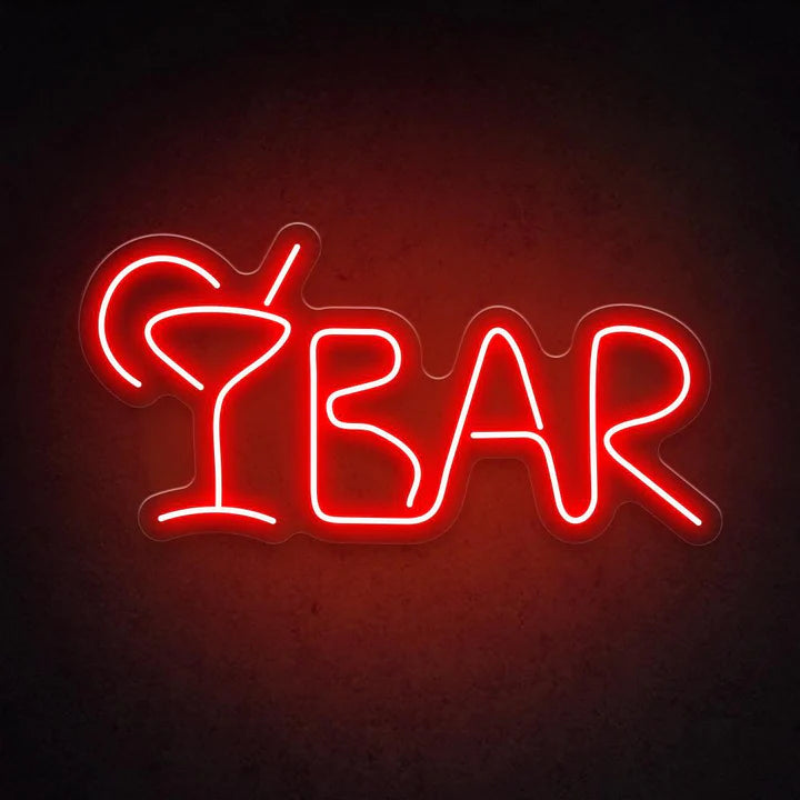 Glass Bar Neon Sign