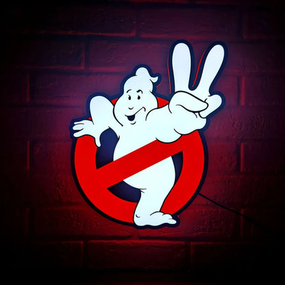 Ghostbusters 2 Logo Lightbox USB Powered with Dimming Control Perfect Decor