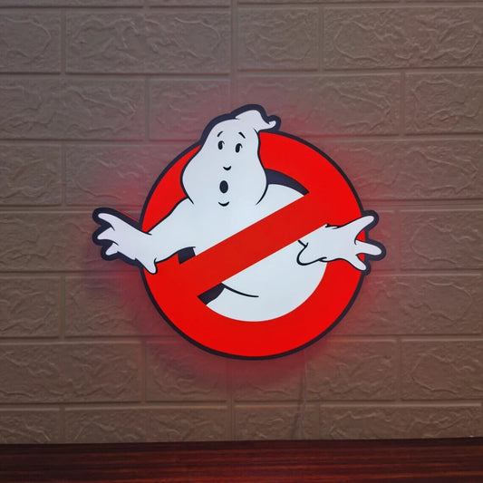 Ghostbusters Logo Light Box | USB Powered with Dimming Control | Perfect Decoration