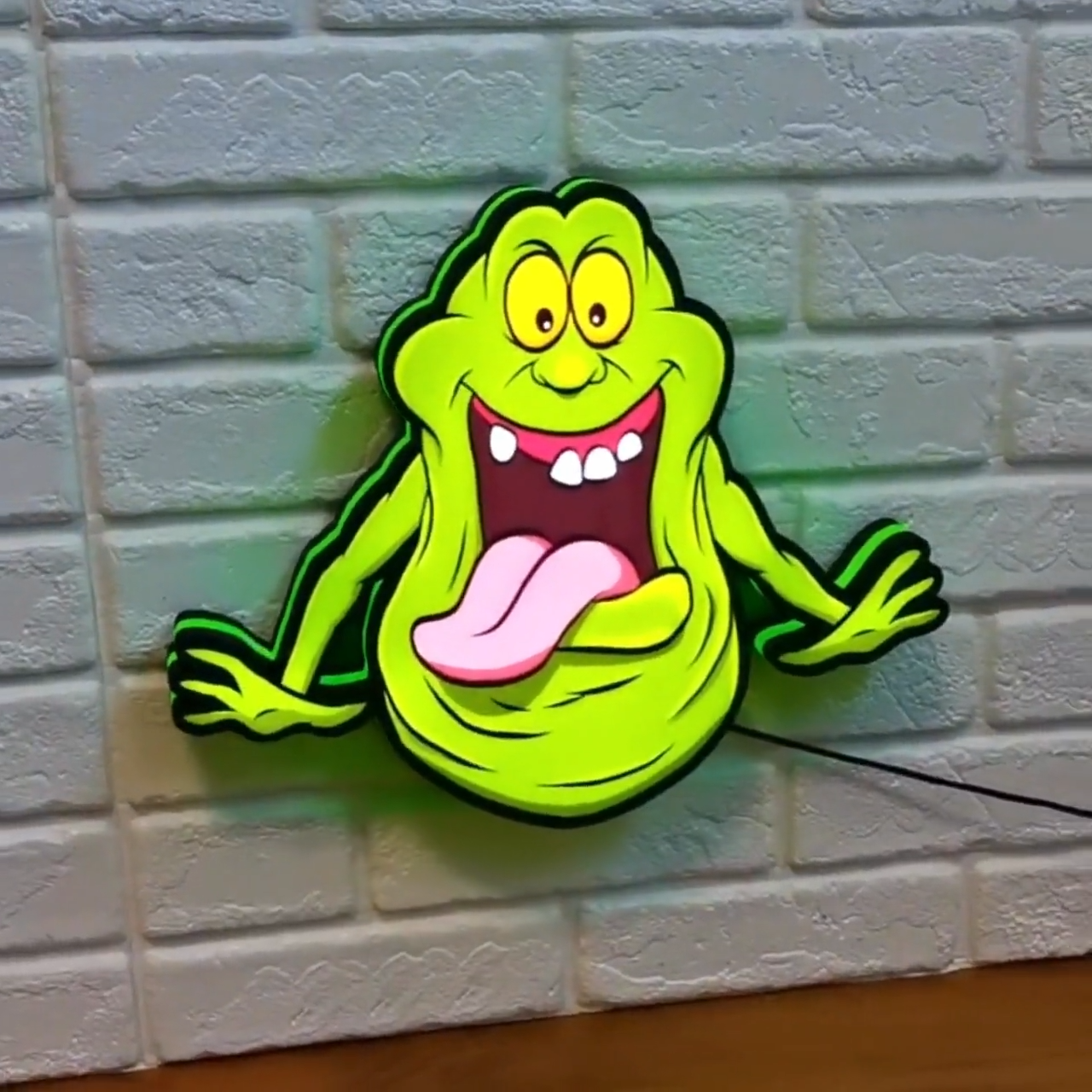 Slimer Ghostbusters Lightbox | USB Powered with Dimming Control | Perfect Decor