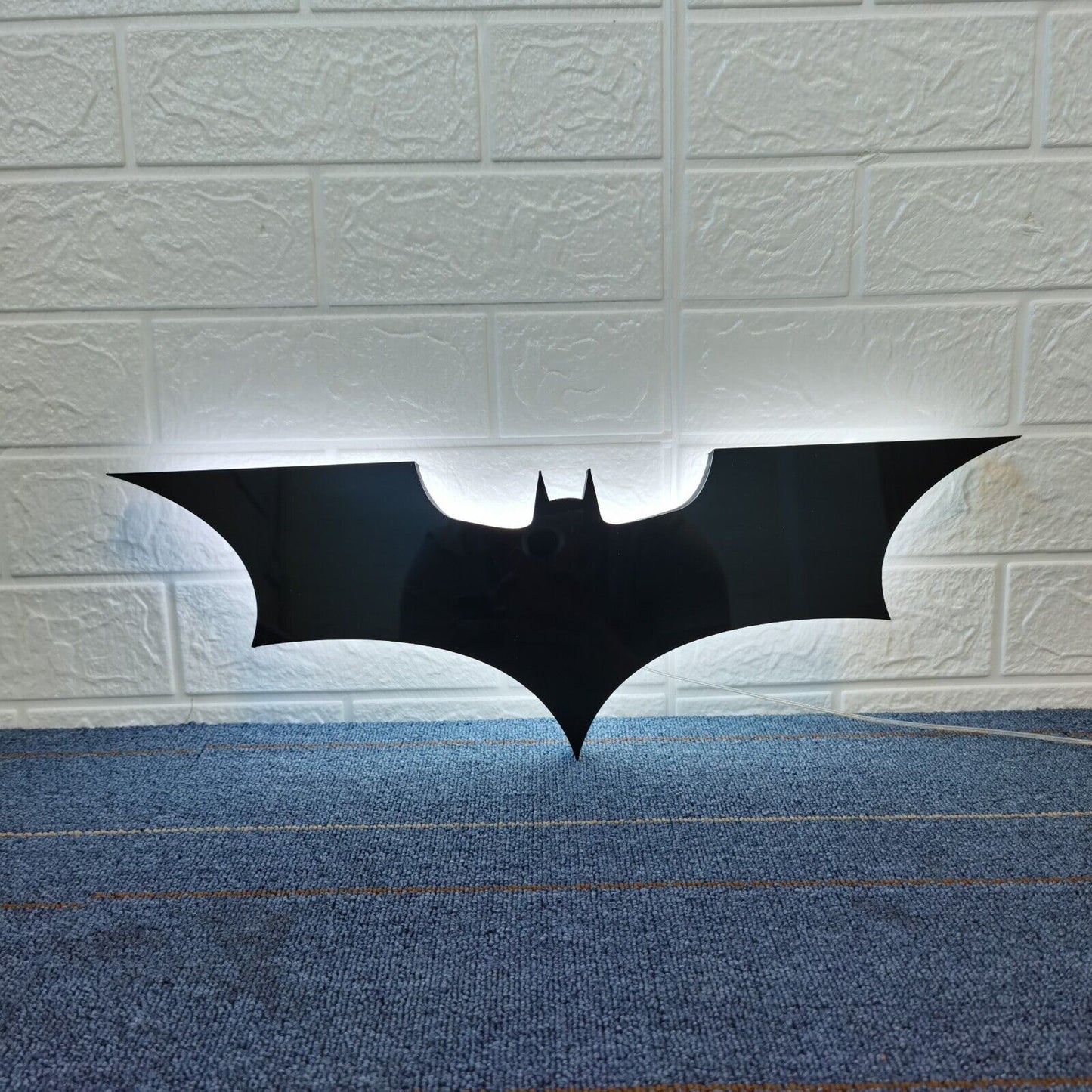 Batman Logo LED Light Box | Fully Dimmable & USB Powered