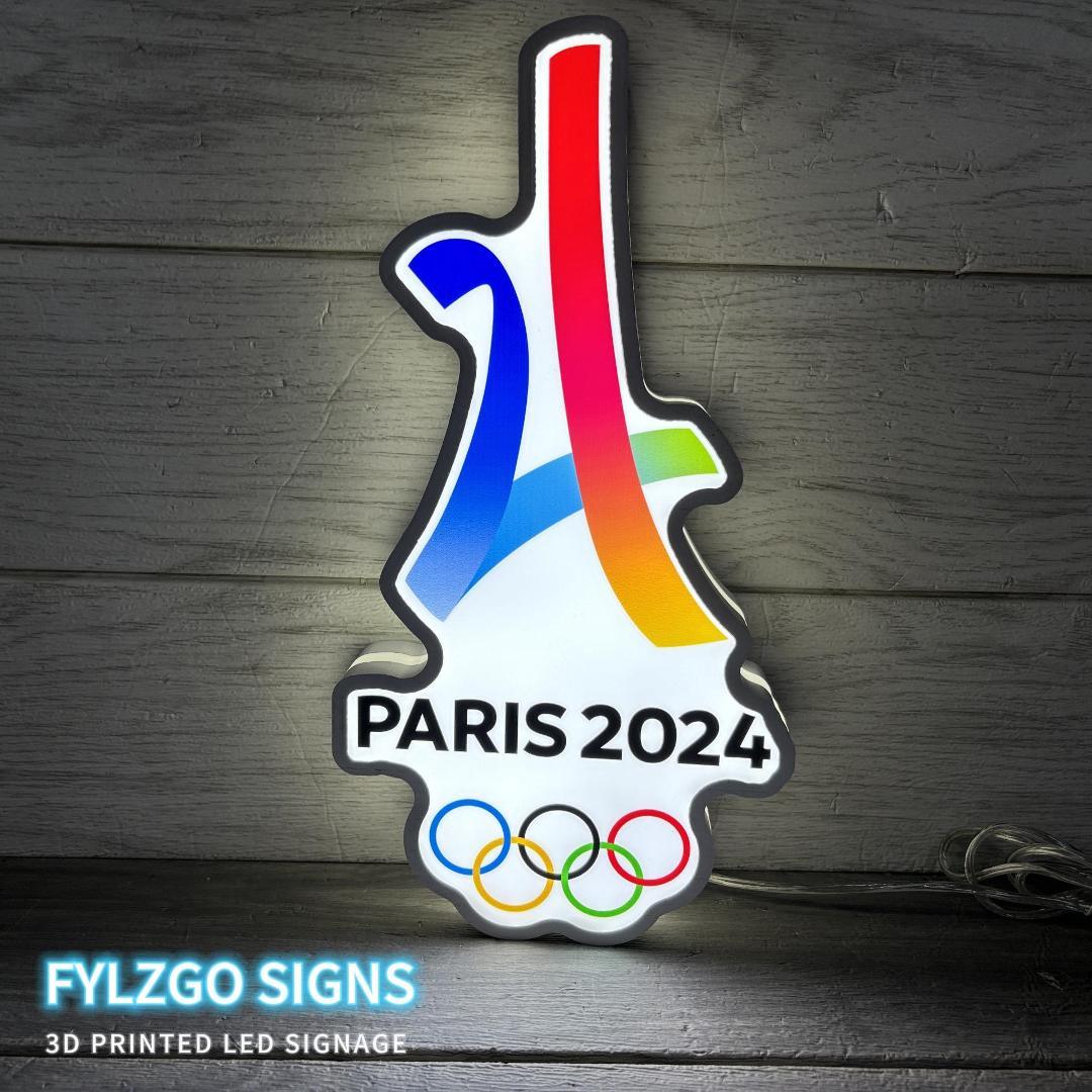 Olympic Games Paris 2024 3D printed lightbox