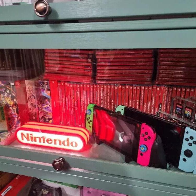 The classic Nintendo Logo LED box 3D Printed Powered by USB & dimmable - FYLZGO Signs