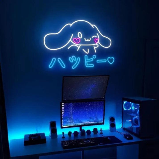 Cinnamoroll Anime Neon Sign Pink Love for Girl Gift - FYLZGO Signs