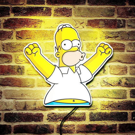 The Simpsons 3D Printed LED Lightbox - Choose Your Favorite Design! - FYLZGO Signs