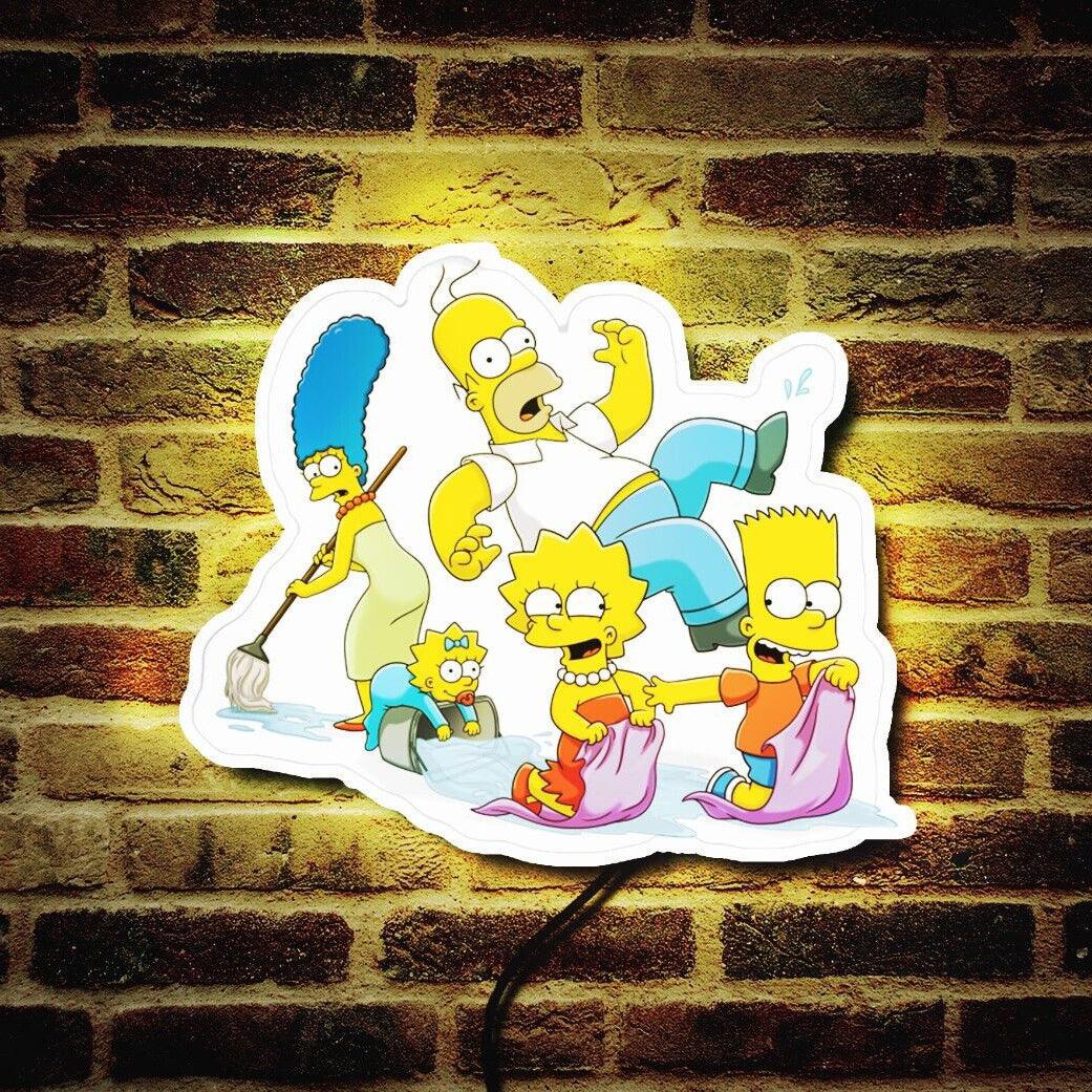 The Simpsons 3D Printed LED Lightbox - Choose Your Favorite Design! - FYLZGO Signs