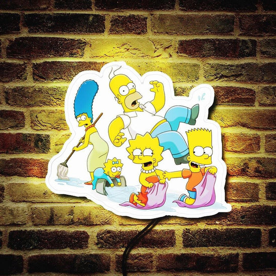 The Simpsons 3D Printed LED Lightbox - Choose Your Favorite Design! - FYLZGO Signs