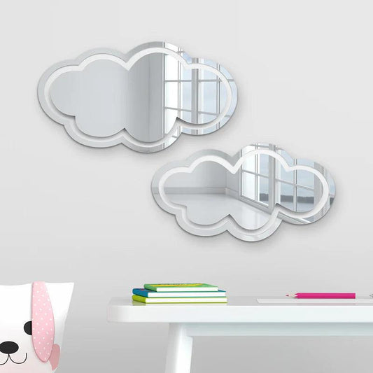 Clouds (Set of Two) Mirror - FYLZGO Signs