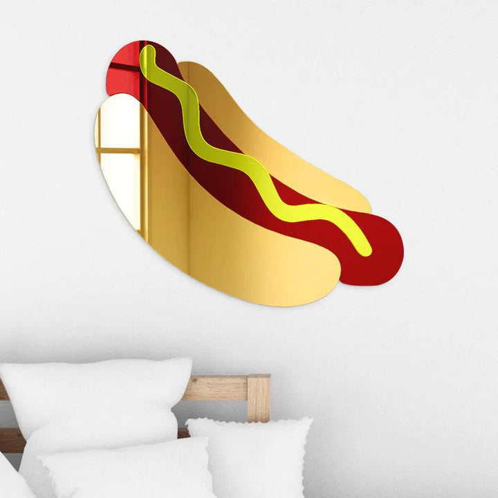 Hot Dog Mirror Wall Decor - FYLZGO Signs