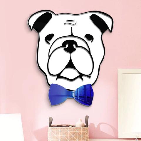 Cool Bulldog Mirror Art Wall Decor - FYLZGO Signs