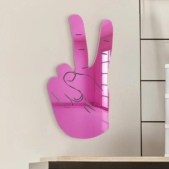 Peace Sign Hand Silhouette Wall Decor - FYLZGO Signs