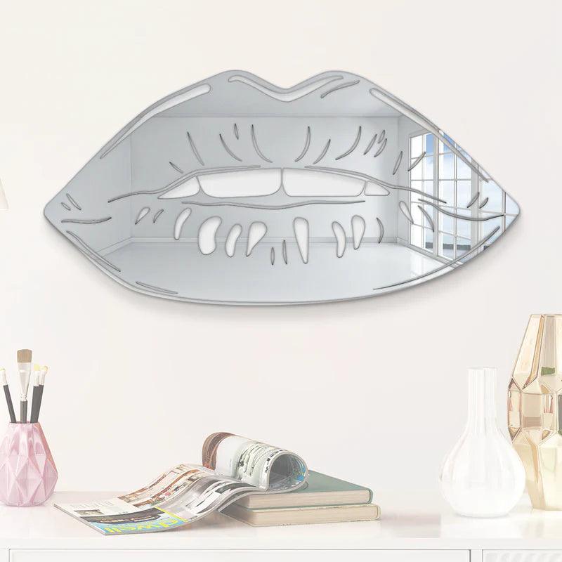 Lips Mirror Art Decor - FYLZGO Signs