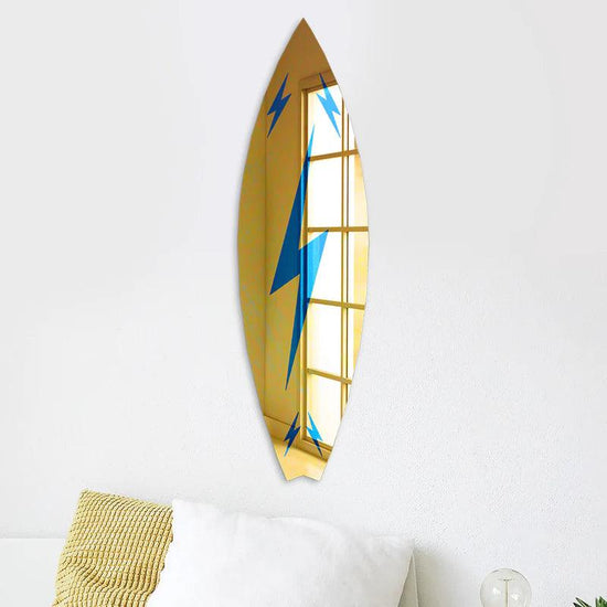 Surfboard Mirror Wall Decor - FYLZGO Signs