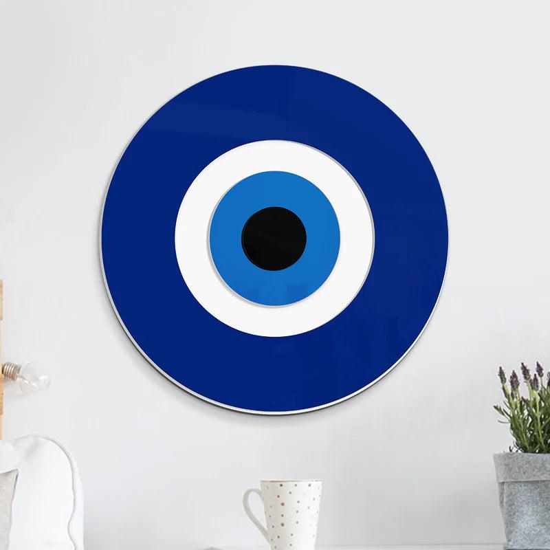 Minimalist Evil Eye 3D Wall Hanging - FYLZGO Signs