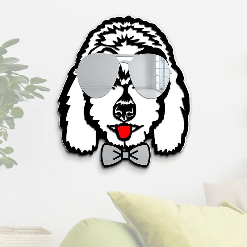 Cool Labradoodle Mirror Art Wall Decor - FYLZGO Signs