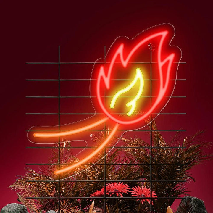 Charmander Tail Neon Sign - FYLZGO Signs