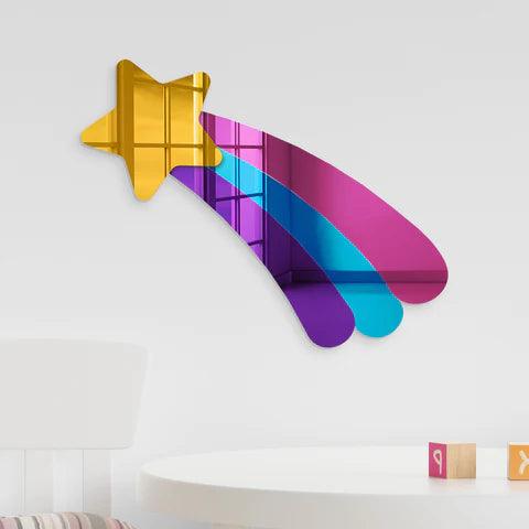 Shooting Star Silhouette Wall Art - FYLZGO Signs