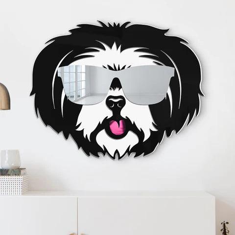 Cool Shih Tzu Mirror Art Wall Decor - FYLZGO Signs