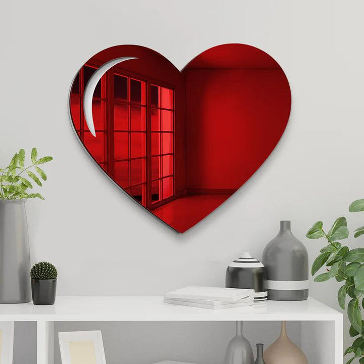 Love Shape Mirror Decor - FYLZGO Signs