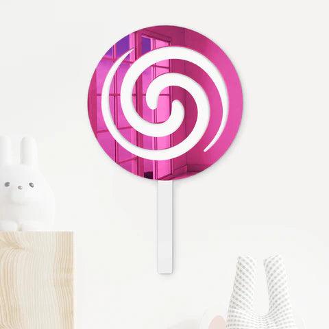 Strawberry Pink and Blueberry Swirly Pop 3D Wall Art - FYLZGO Signs