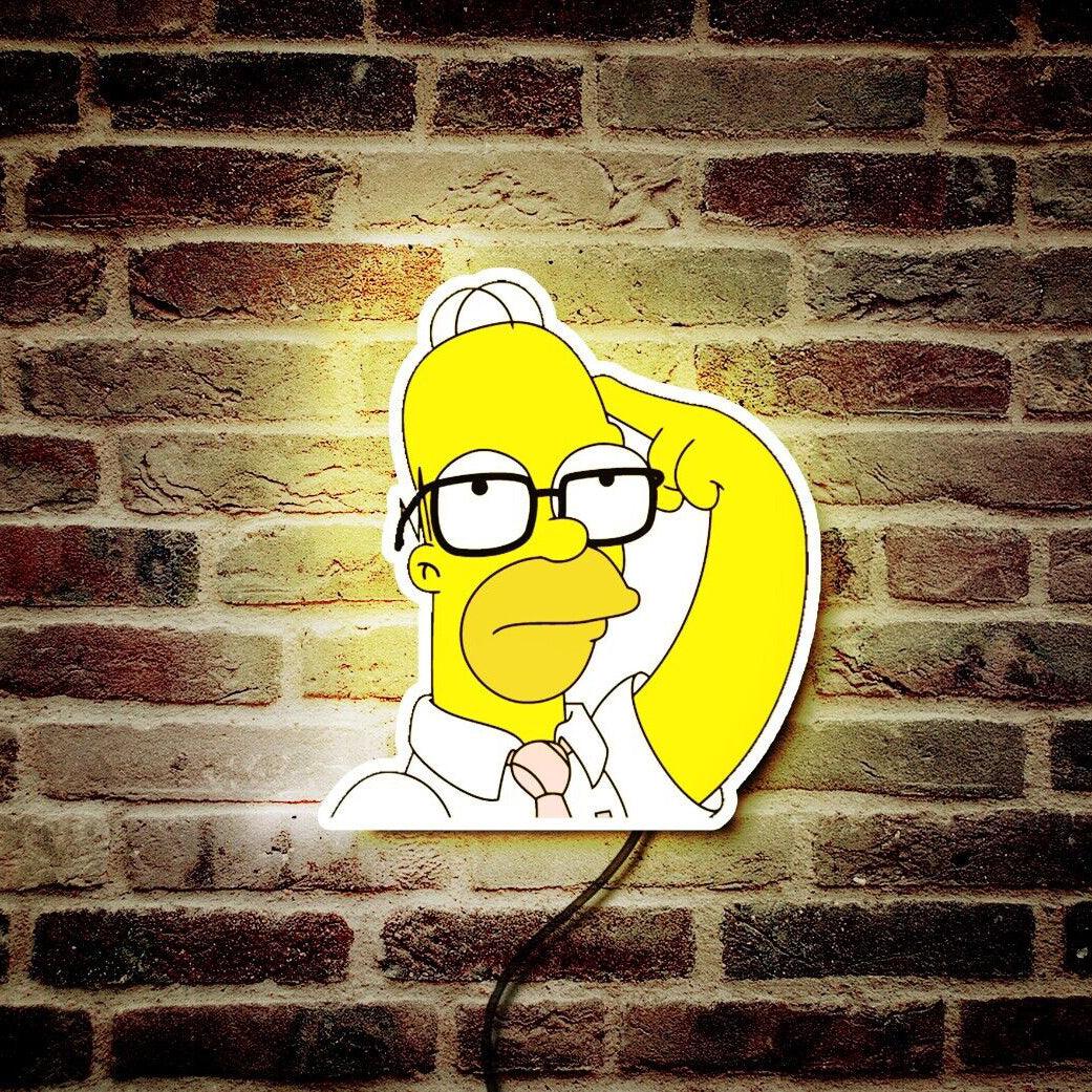 The Simpsons 3D Printed LED Lightbox - Choose Your Favorite Design! - FYLZGO Signs