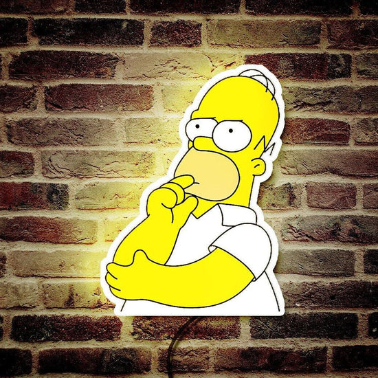 The Simpsons 3D Printed LED Lightbox - Choose Your Favorite Design! - FYLZGO Signs