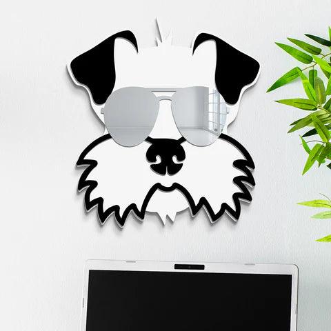 Cool Schnauzer Mirror Art Wall Decor - FYLZGO Signs