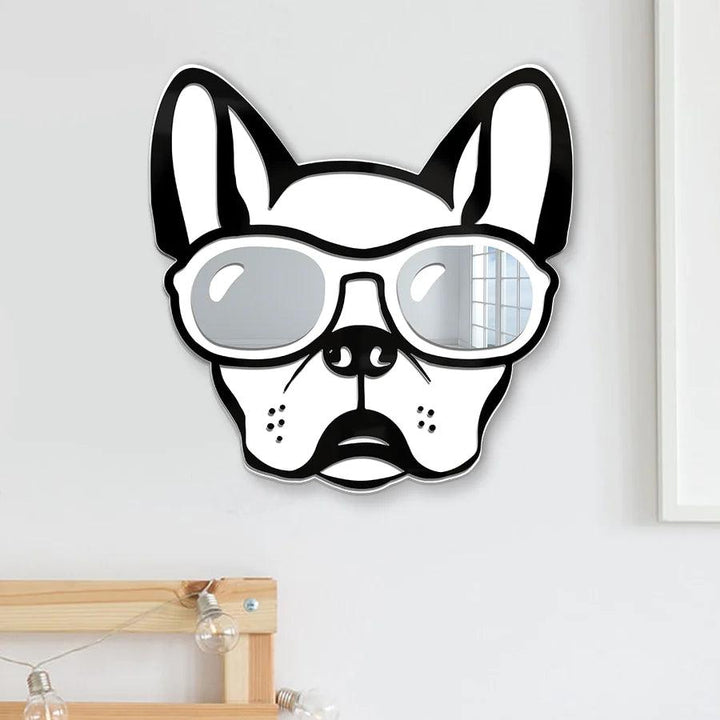 Cool Dog Mirror Art Wall Decor - FYLZGO Signs