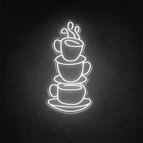 Coffee Cups Business Neon Sign - FYLZGO Signs