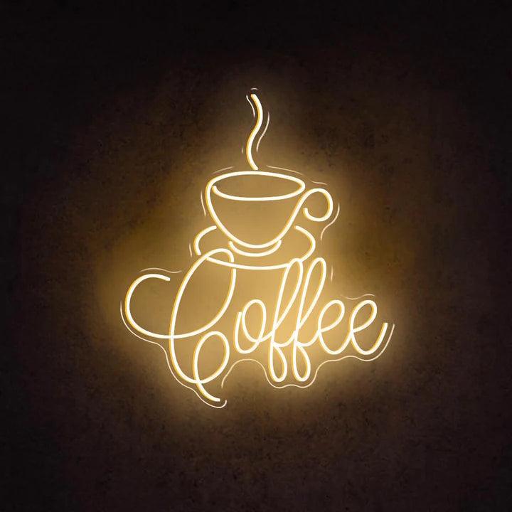 Coffee Warm Business Neon Sign - FYLZGO Signs