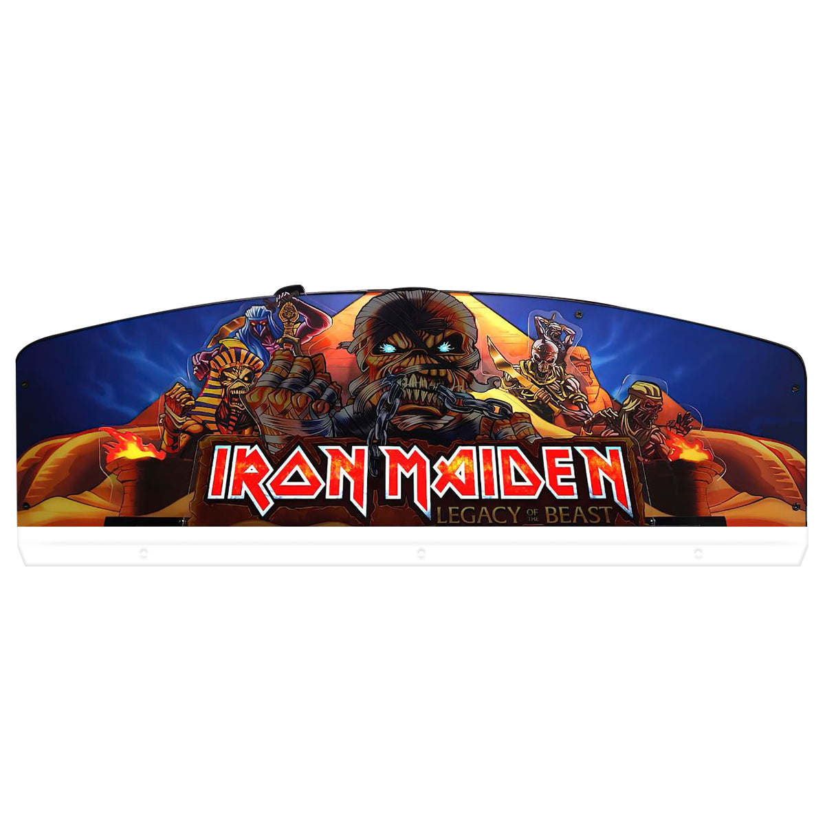 Iron Maiden Pinball Acrylic LED Topper, for Pinball Machine, Pinball Topper