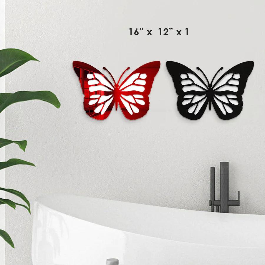 Butterfly Mirror Art Decor - FYLZGO Signs