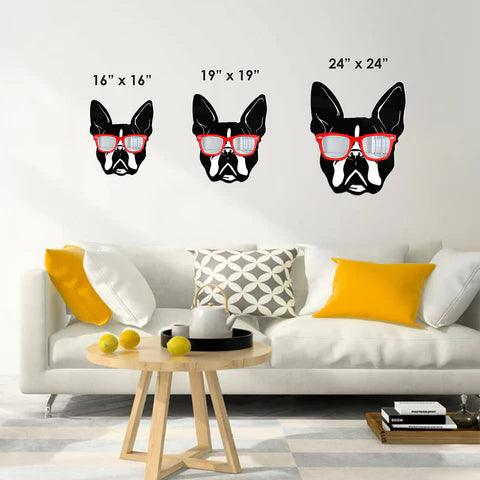 Cool Boston Terrier Mirror Art Wall Decor - FYLZGO Signs