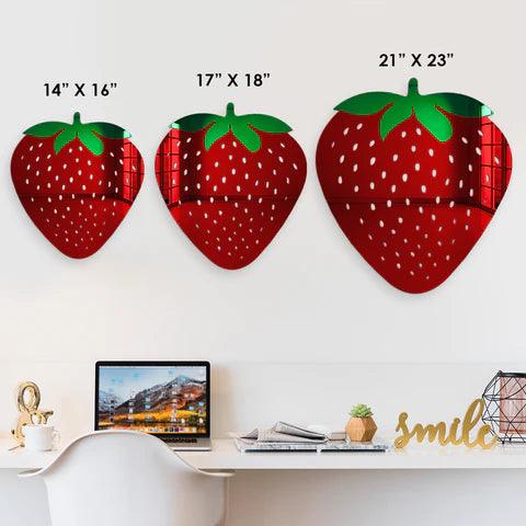 Strawberry Wall Mirror - FYLZGO Signs