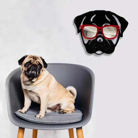 Cool Pug Mirror Art Wall Decor - FYLZGO Signs