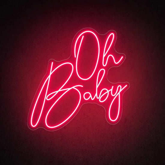 Oh Baby Wedding Neon Sign - FYLZGO Signs