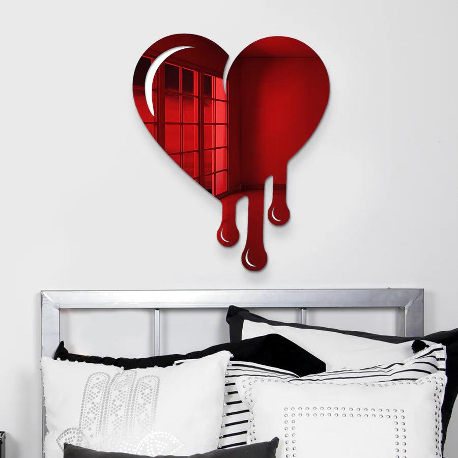 Melting Heart Mirror - FYLZGO Signs