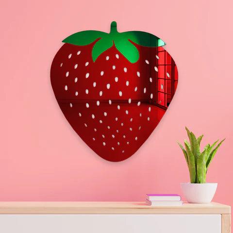 Strawberry Wall Mirror - FYLZGO Signs