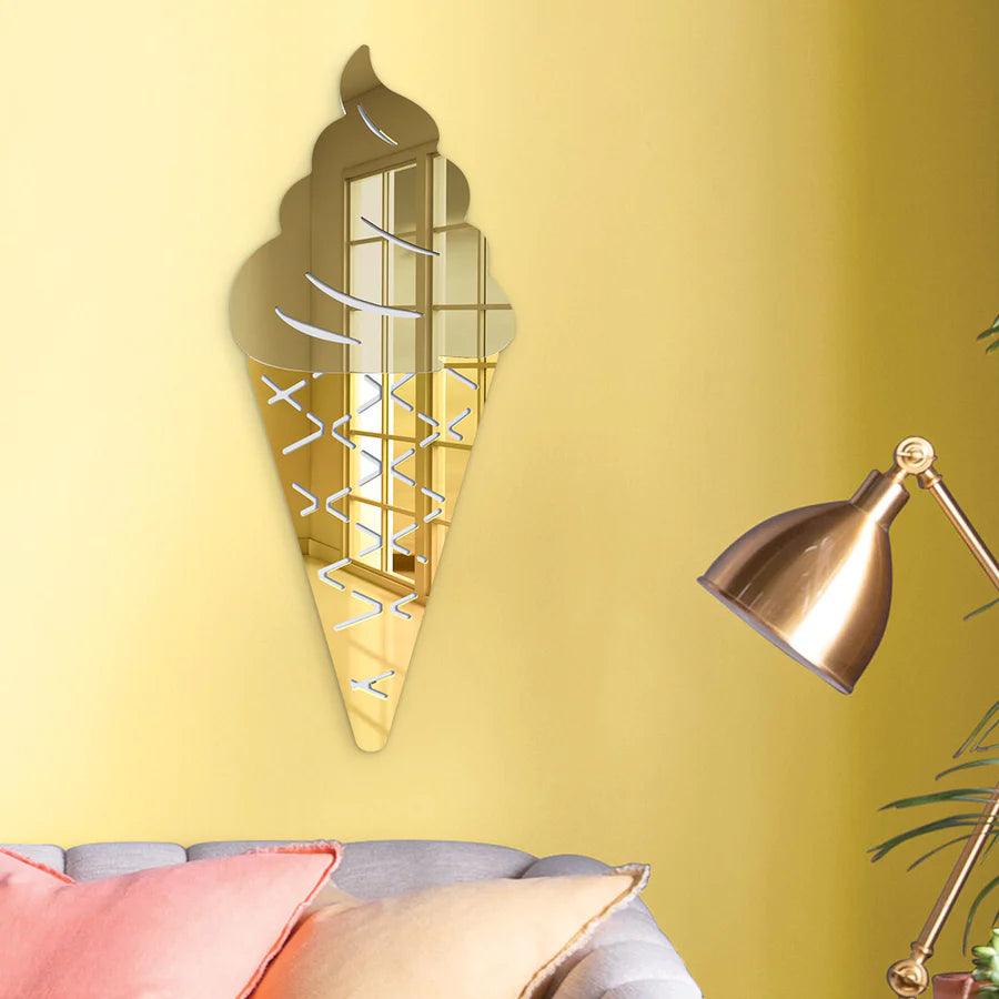 Ice Cream Cone Mirror - FYLZGO Signs